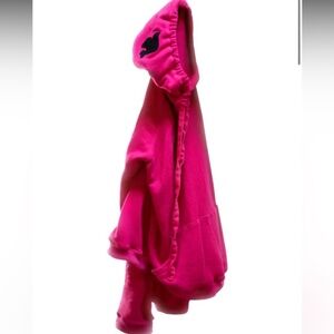 FREE CITY Superfluff Lux Unisex Pullover Hoodie in Magenta Aura Freecity L
